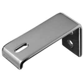 SUPORTE P/ TRILHO REDONDO 28MM LONGO CROMADO